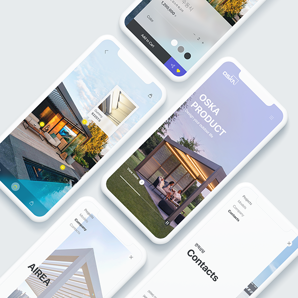 OSKA Mobile site Design