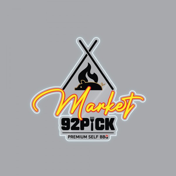 92PICK 캠핑장 사이니지 디자인